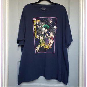 My Hero Academia Funimation Men's Graphic Tee T-Shirt Size 3XL Anime Blue